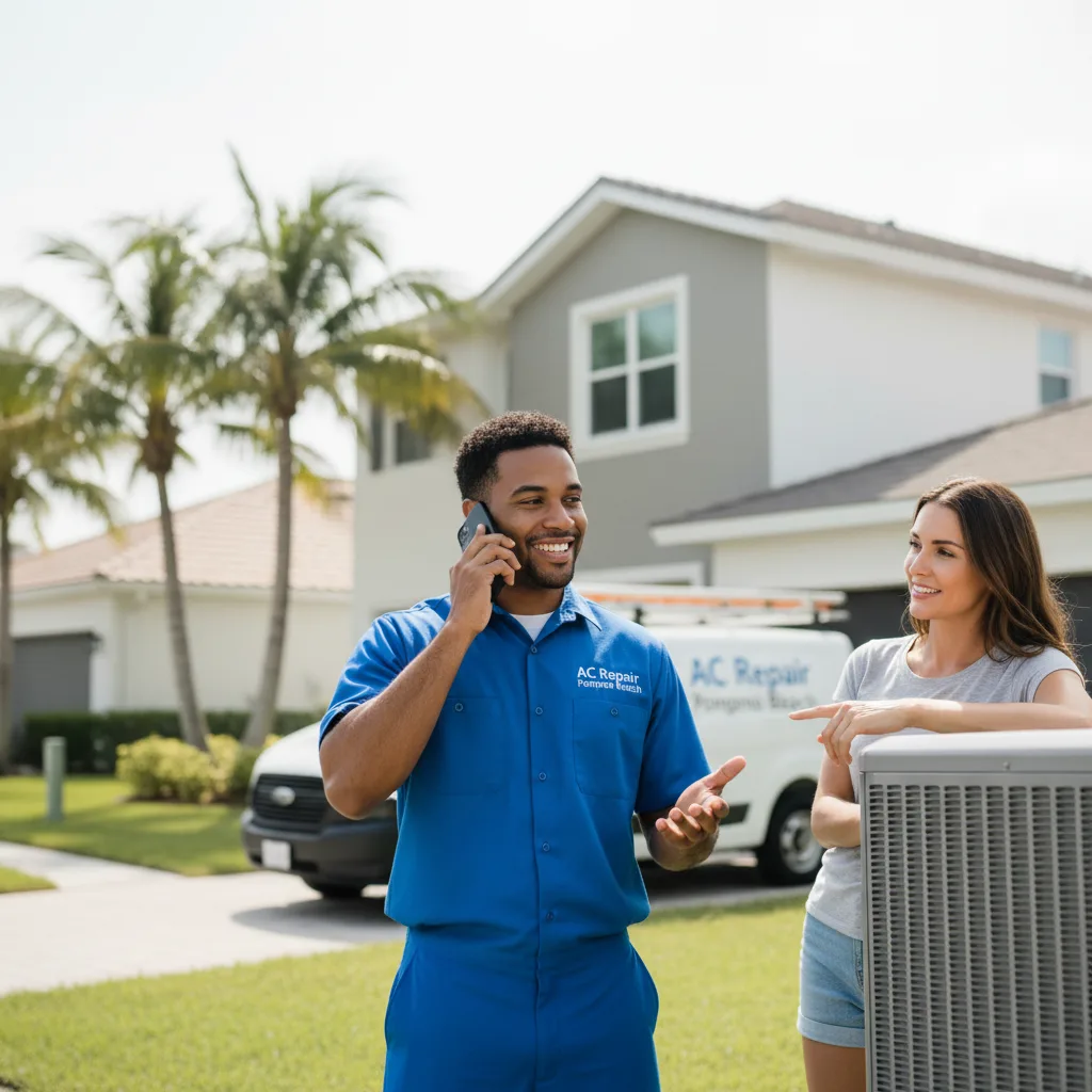 AC Repair Pompano Beach customer support in West Edmeston